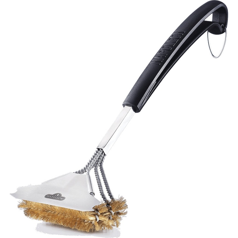 Napoleon Triple Row Grill Brush with Brass Bristles
