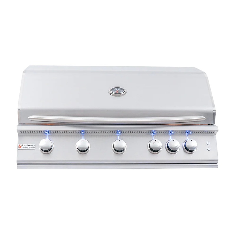 40 Premier Built-In Grill w/ LED Lights – RJC40AL