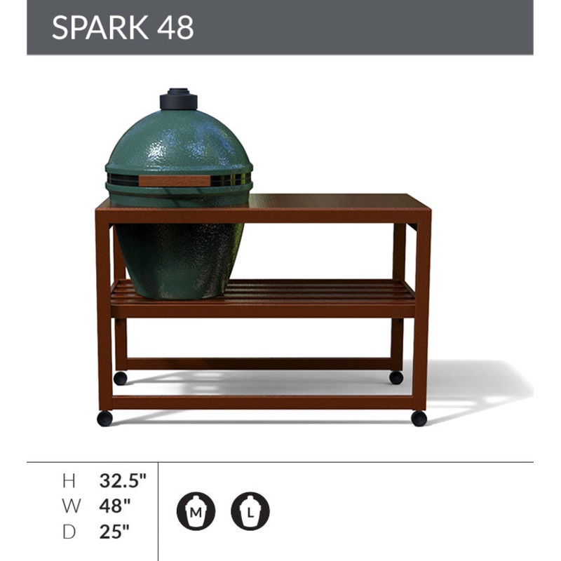 48 Spark Table with cut-out for Large or Medium Egg