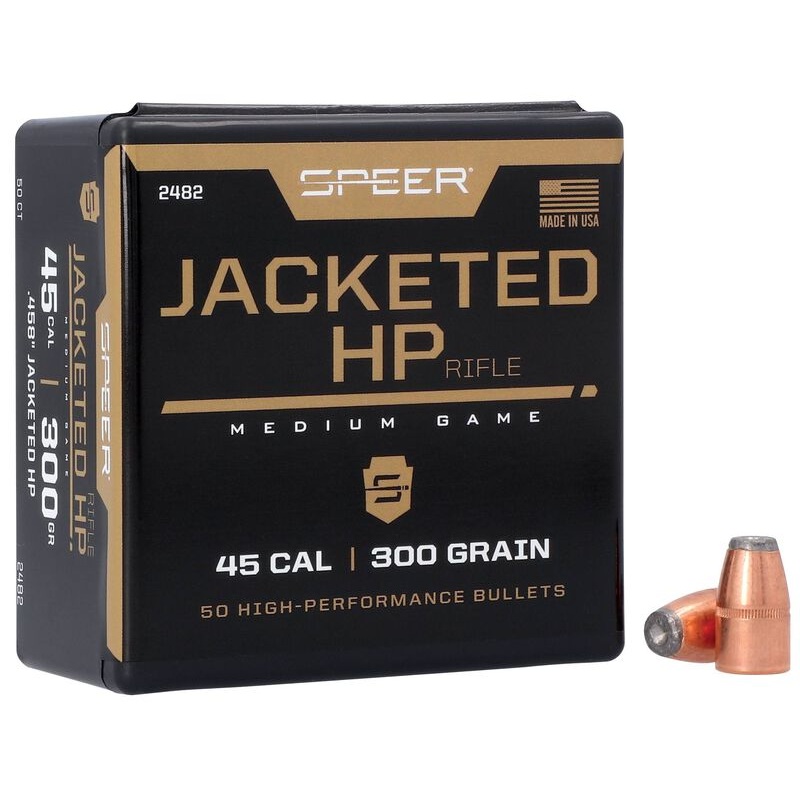 Speer Bullets 45 Caliber (458 Diameter) 300 Grain Hollow Point (50pk)