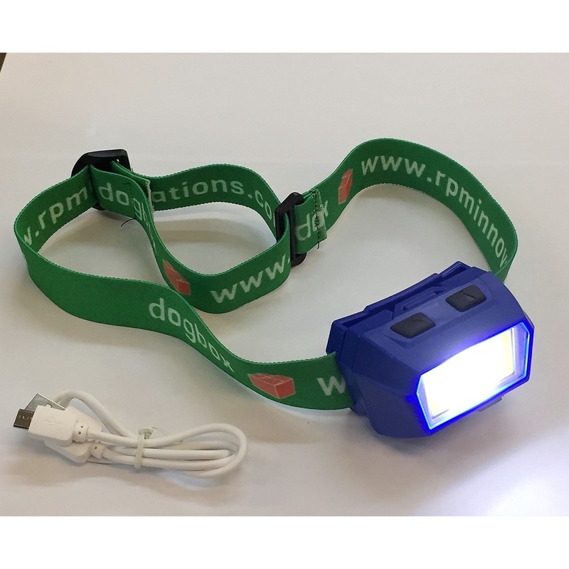 Dog Box Duet Rechargeable Head Lamp 5W XPG CREE/4W COB (DRHL2X3W)