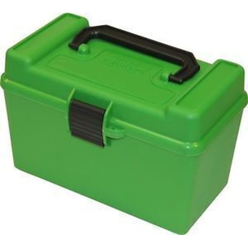 MTM Deluxe Flip-Top Ammo Box with Handle 22-250 Remington, 243 Winchester, 308 Winchester 50-Round