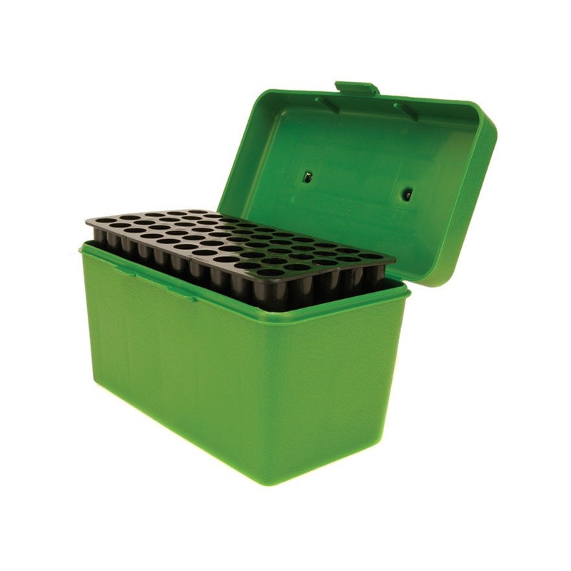 MTM Deluxe Flip-Top Ammo Box with Handle 264 Winchester Magnum to 458 Winchester Magnum 50-Round