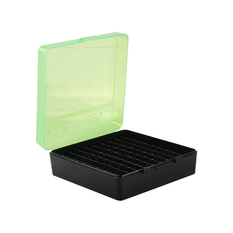MTM Flip-Top Ammo Box 41 Remington Magnum, 44 Remington Magnum, 45 Colt (Long Colt) 100-Round