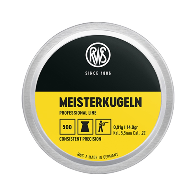 RWS Meisterkugeln 22 Cal Air Pellets 14.0gr / 0.91g (500pk)