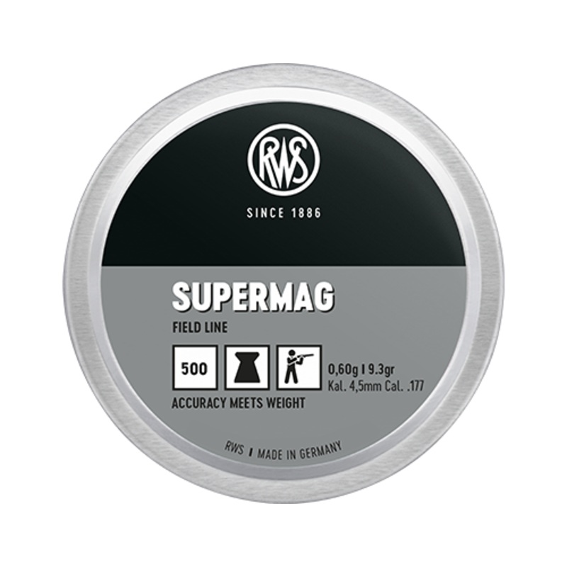 RWS Supermag 177 Cal Air Pellets 9.3gr / 0.6g (500pk)