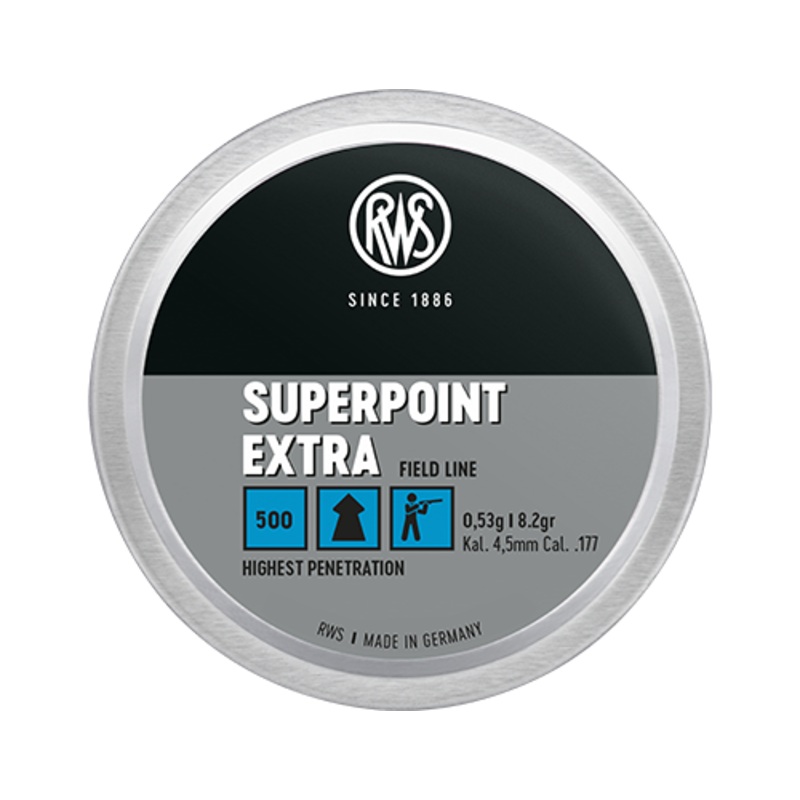 RWS Superpoint Extra 177 Cal Air Pellets 8.2gr / 0.53g (500pk)