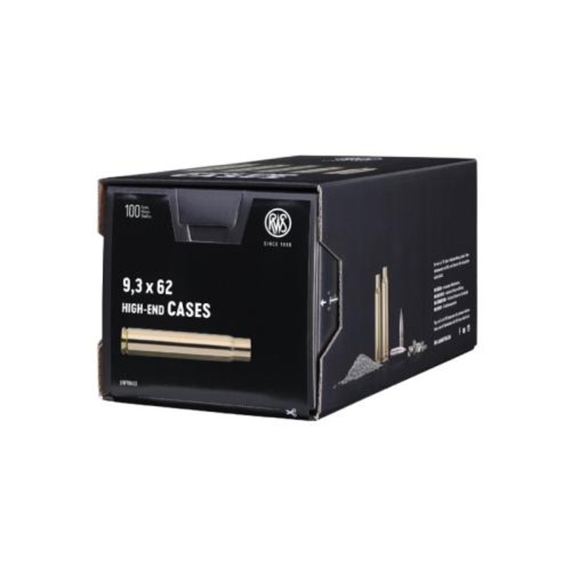 RWS Unprimed Brass Cases 9.3×62 (100pk)