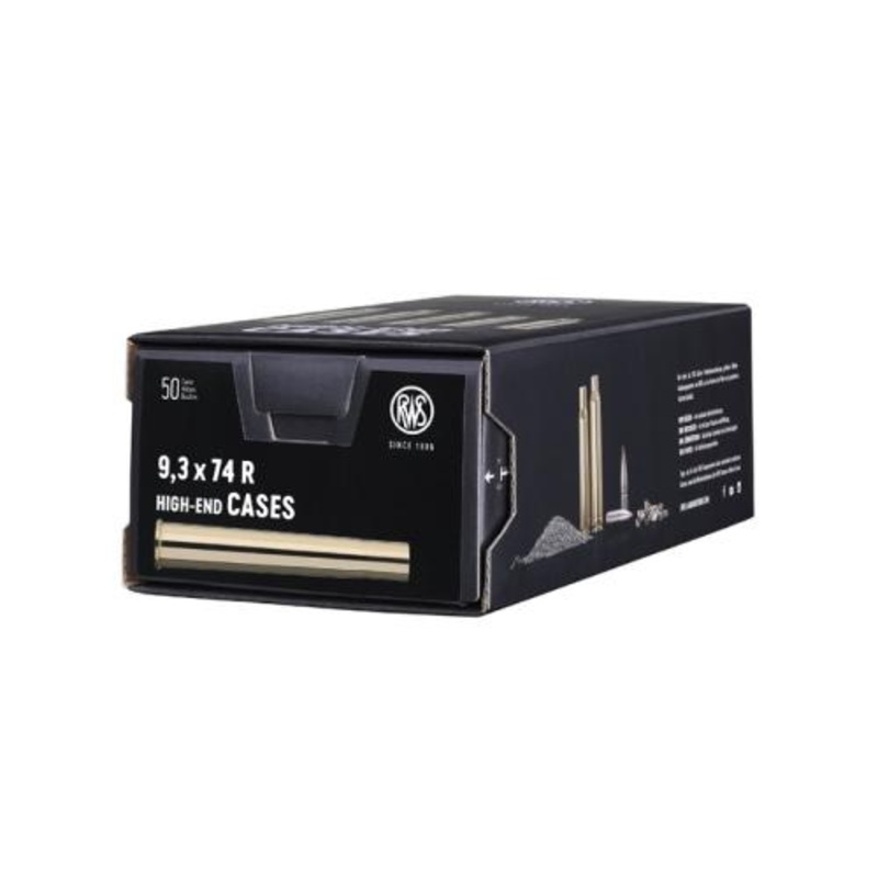 RWS Unprimed Brass Cases 9.3×74 Rimmed (50pk)