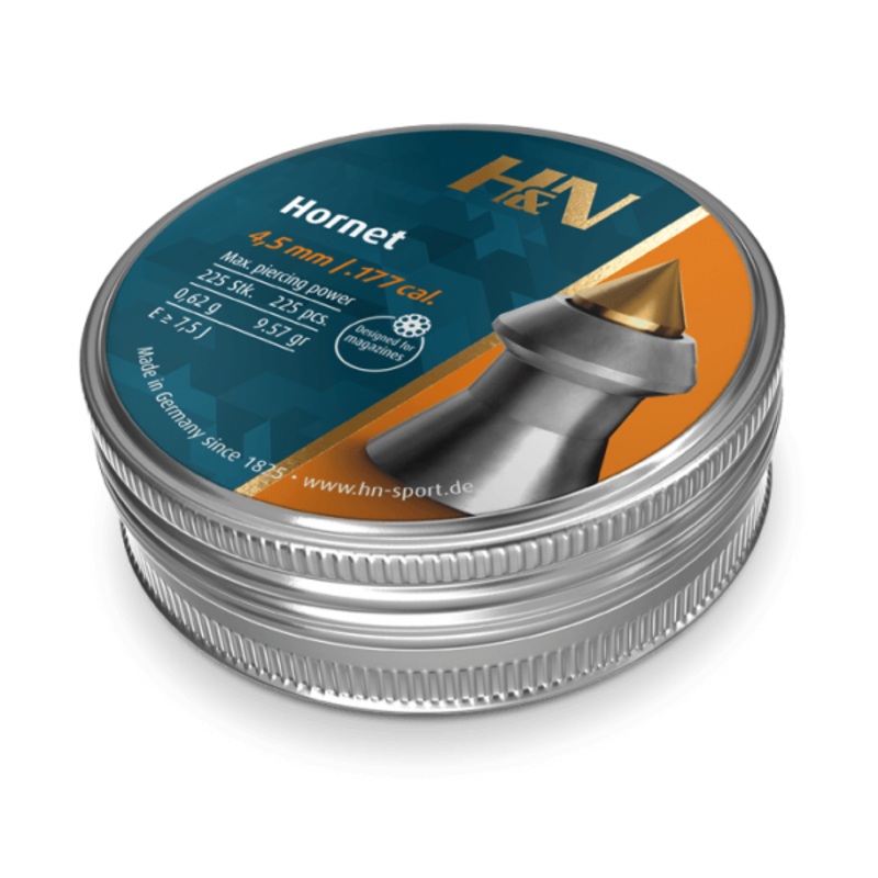 H&N Hornet 177 Cal Air Pellets 9.57gr / 0,62g (225pk)