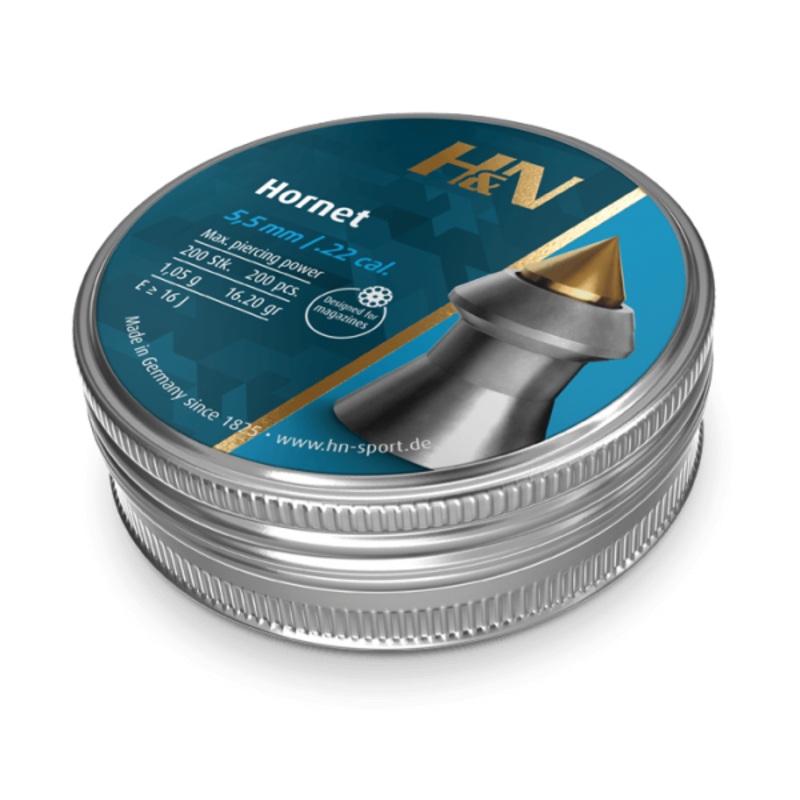 H&N Hornet 22 Cal Air Pellets 16.20gr / 1,05g (200pk)