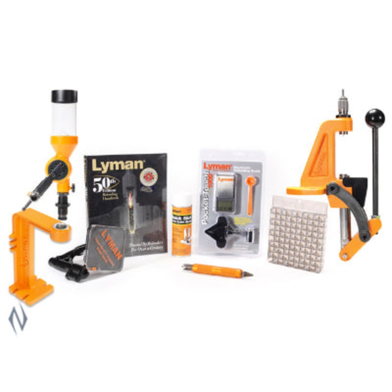 Lyman Brass Smith Ideal C-Frame Single Stage Press Reloading Kit (7810350)