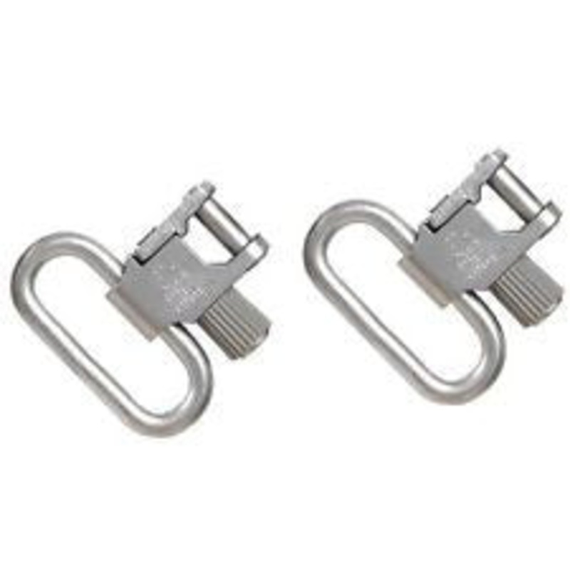 Uncle Mike’s Quick Detachable Super Swivels – Nickel (1093-2)