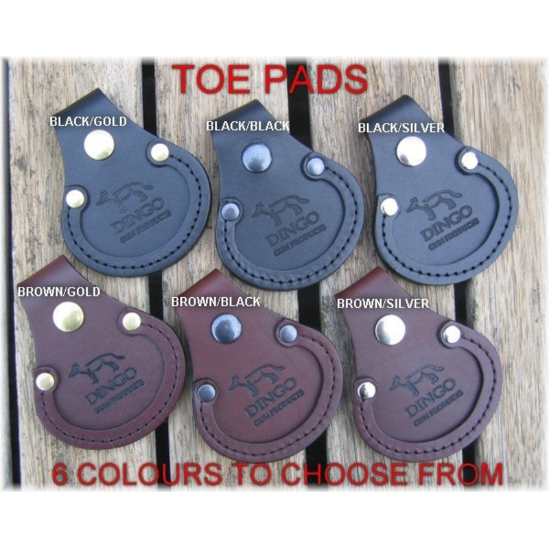 Dingo Leather Shotgun Toe Pad (BROWN)