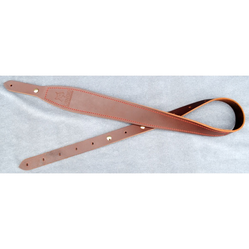 Dingo Suede &  Leather Cobra Sling with Red Stitching Brown Outback