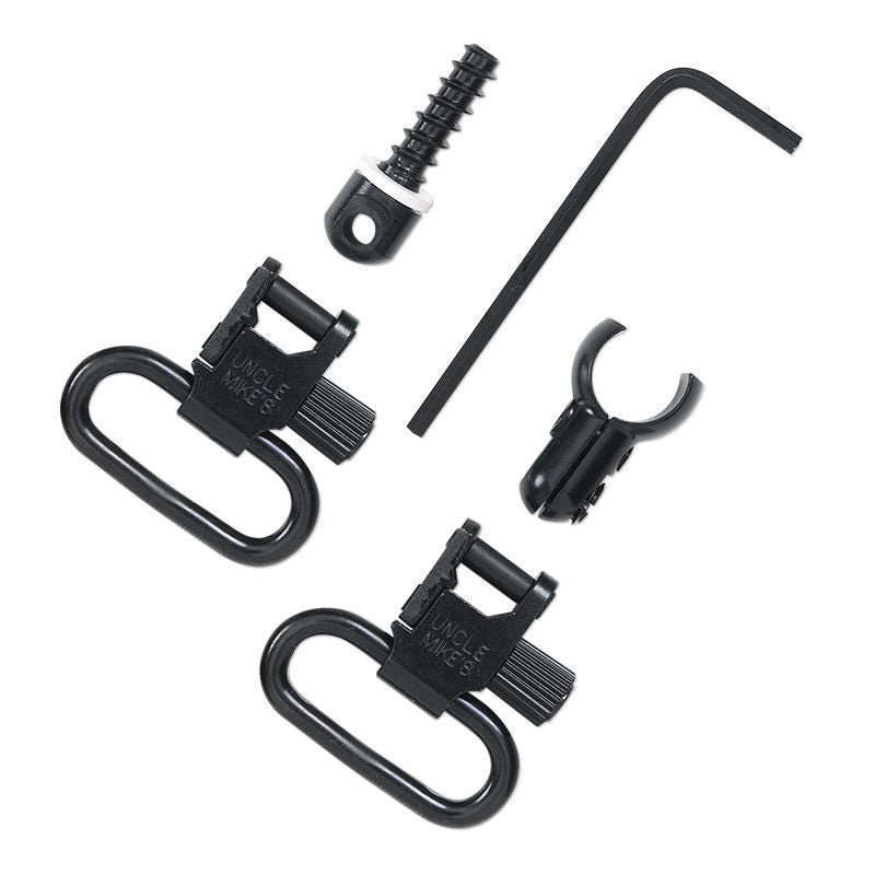Uncle Mike’s QD Swivels for Firearms with 0.54 – 0.59 Barrel or Magazine Tube (10512)
