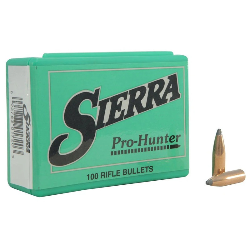 Sierra Pro-Hunter Bullets 30 Caliber (308 Diameter) 220 Grain Round Nose (100pk)