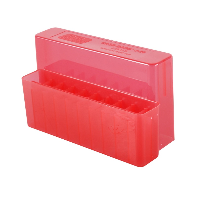 MTM Slip-Top Ammo Box 7mm Remington Magnum, 300 Winchester Magnum, 375 H&H Magnum 20-Round Plastic