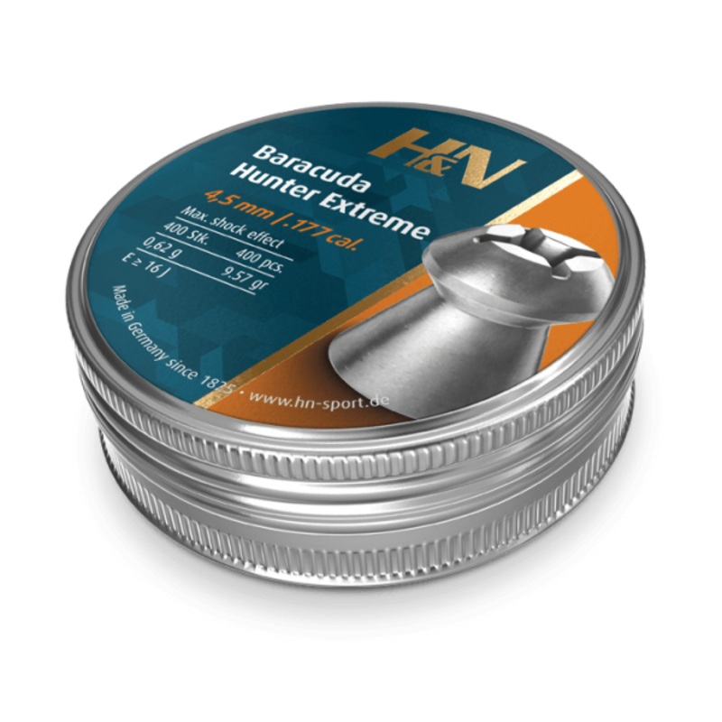 H&N Baracuda Hunter Extreme 177 Cal Air Pellets 9.57gr / 0,62g (400pk)