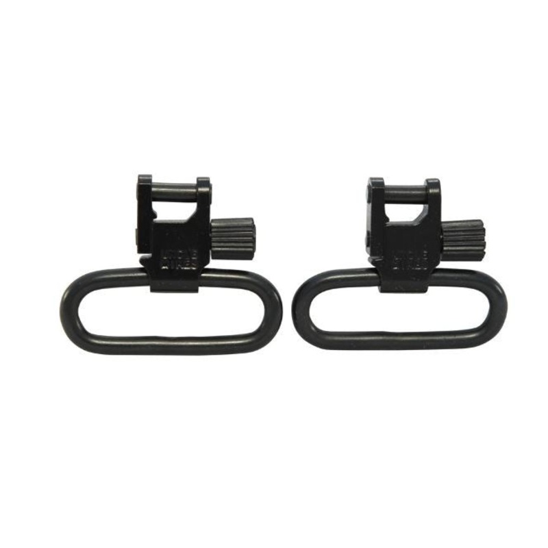 Uncle Mike’s Quick Detachable Super Sling Swivel With Tri-Lock 1-1/4 Loops Set (1403-3)