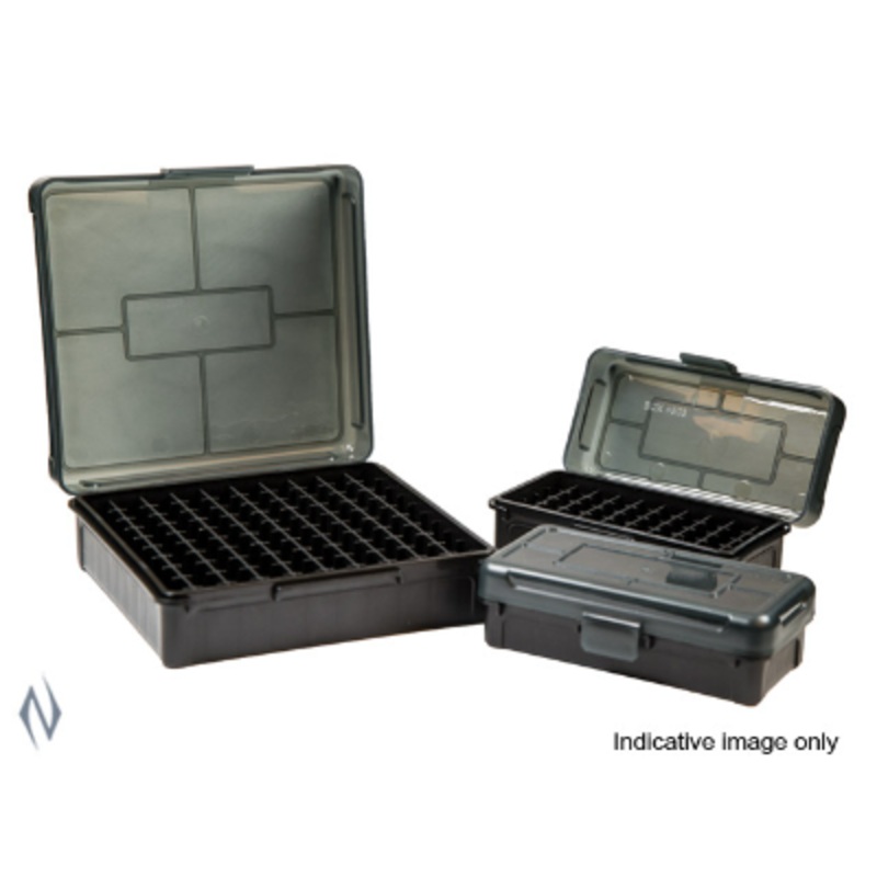 Frankford Arsenal Flip-Top Ammo Box #1001 9MM, 380, 9×21, 100-Round Plastic