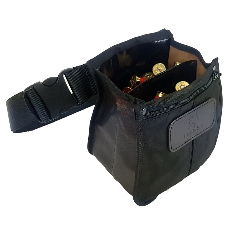 Dingo Canvas & Leather Shotshell Pouch with Adjustable Belt (340SSP)