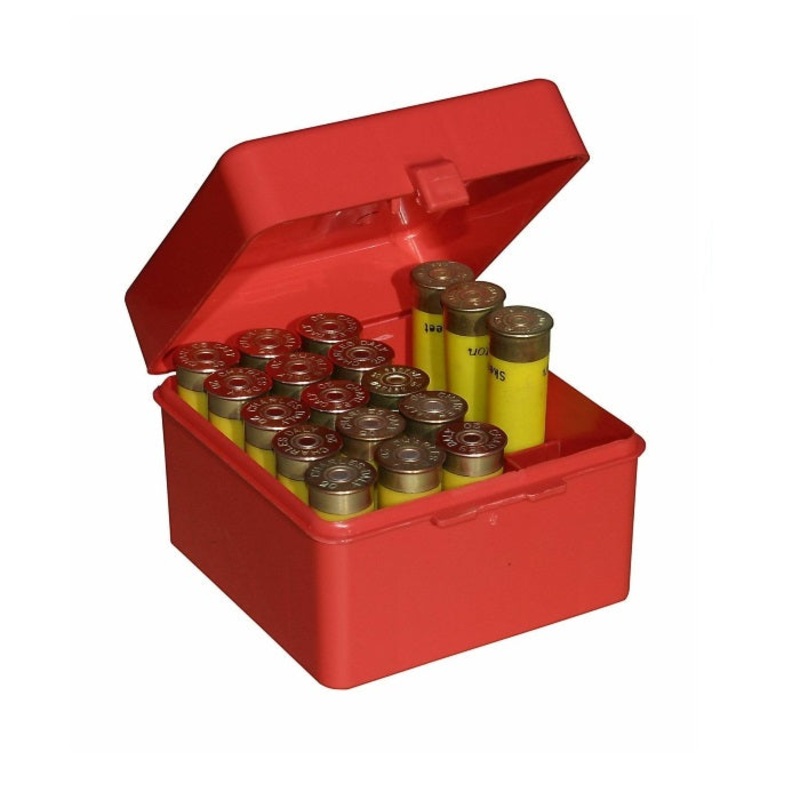 MTM Shotshell Box 25 Round Flip-Top  20 Gauge up to 3 Red
