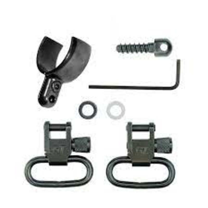 Grovtec Barrel Band Swivel Set for Centrefire Lever Action Rifles 0.585 – 0.635 Diameter (GTSW301)