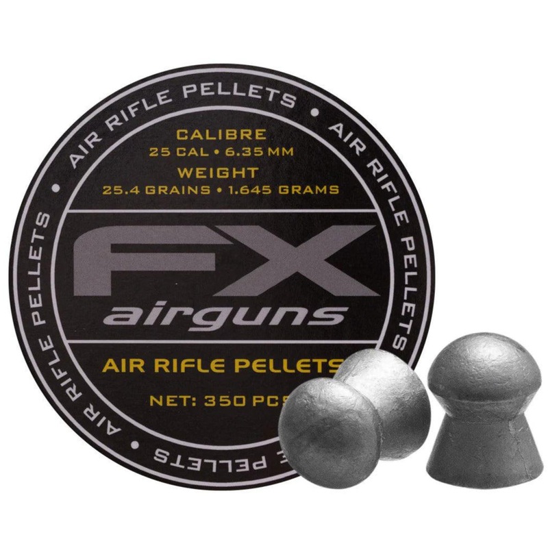 FX Premium 25 Cal Air Pellets 25.39gr / 1,645 (350pk)