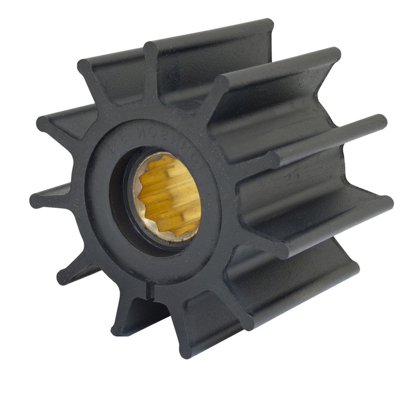 Jabsco Impeller Kit – 12 Blade – Neoprene – 3- Diameter – Brass Insert – Spline Drive [17935-0001-P]