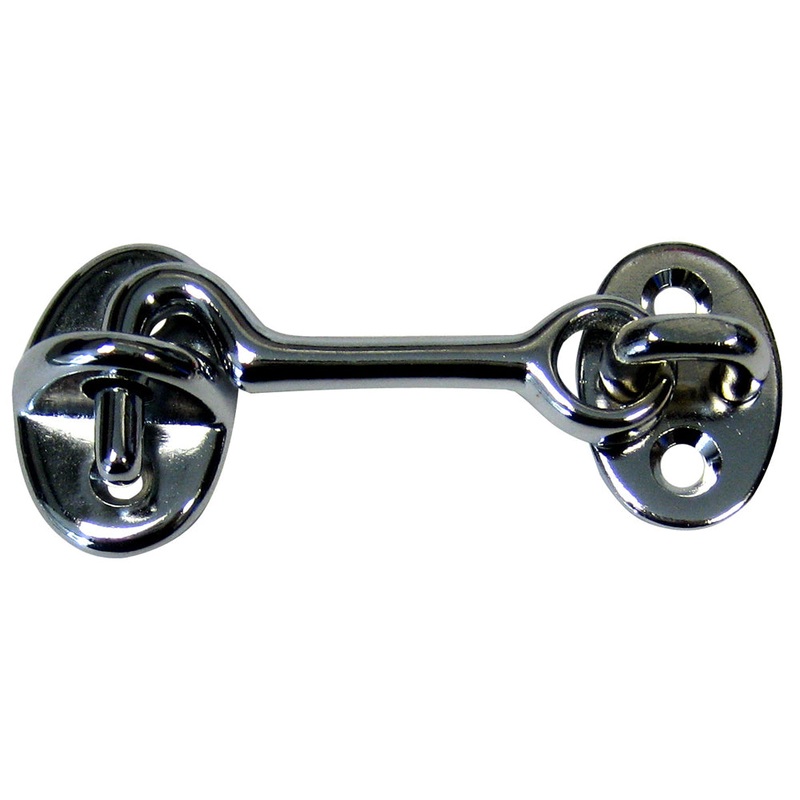 Whitecap Cabin Door Hook – CP/Brass – 2 [S-1401C]