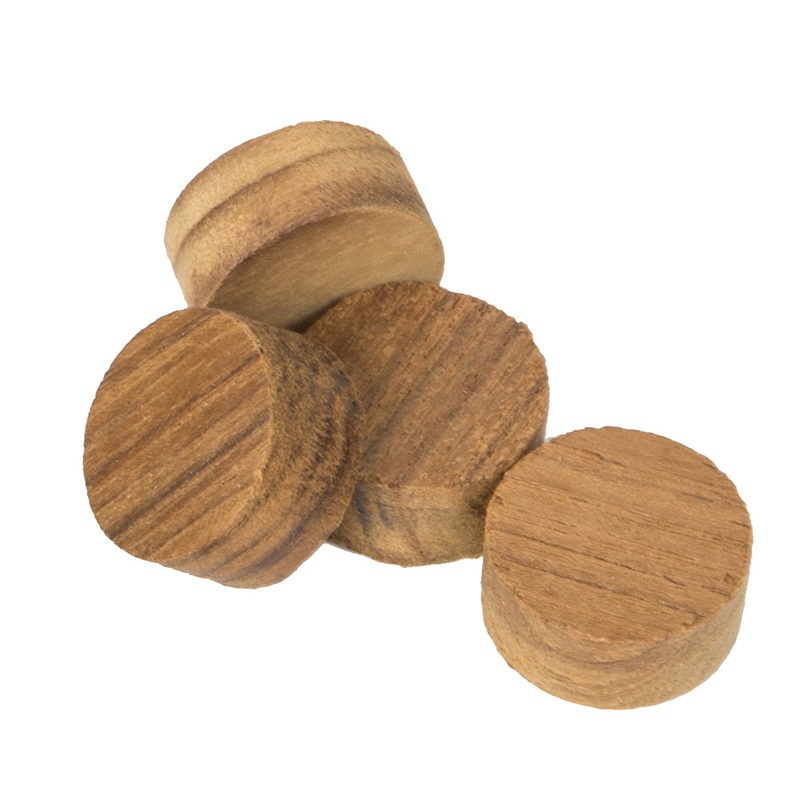 Whitecap Teak Plug – 1 – 20 Pack [60155-20]