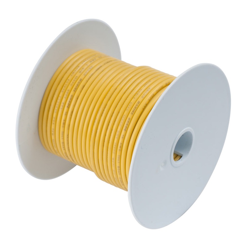 Ancor Yellow 8 AWG Battery Cable – 100′ [111910]