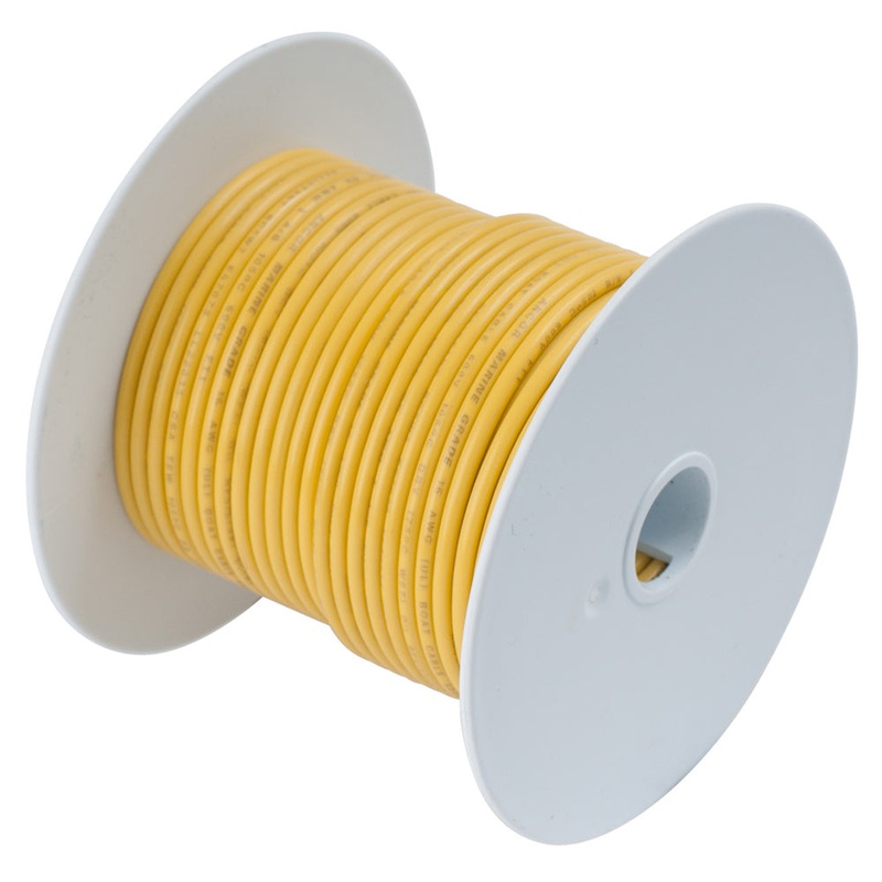 Ancor Yellow 2/0 AWG Tinned Copper Battery Cable – 50′ [117905]