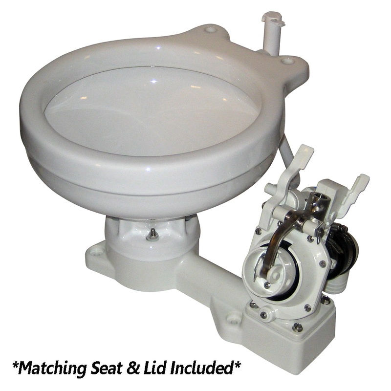 Raritan Fresh Head – Fresh Water Flush – Manual – Household Style – Right Hand Operation [25H00]