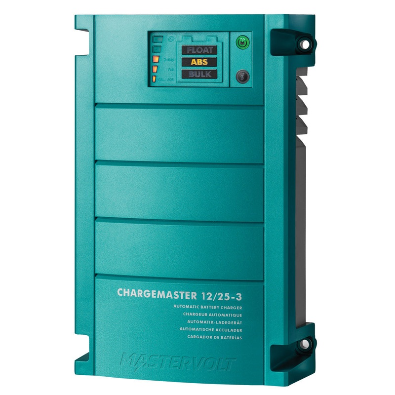 Mastervolt ChargeMaster 25 Amp Battery Charger – 3 Bank, 12V [44010250]