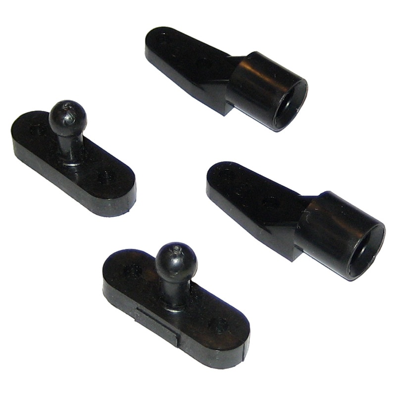Perko Door Catches – Black Nylon – Pair [0559DP]