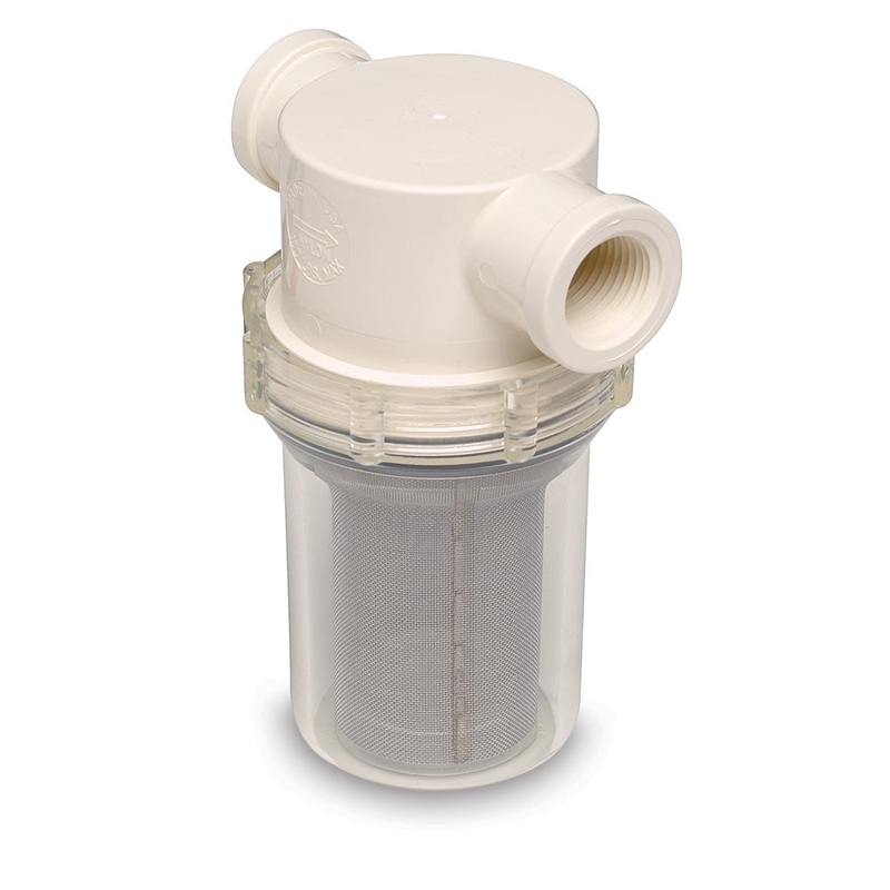 Shurflo by Pentair 1/2 Raw Water Strainer – 50 Mesh Screen [253-120-01]