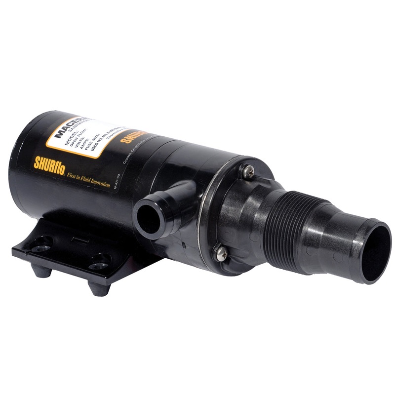 Shurflo by Pentair Self-Priming Dual Blade Macerator Pump – 24VDC, 13GPM [3200-011]
