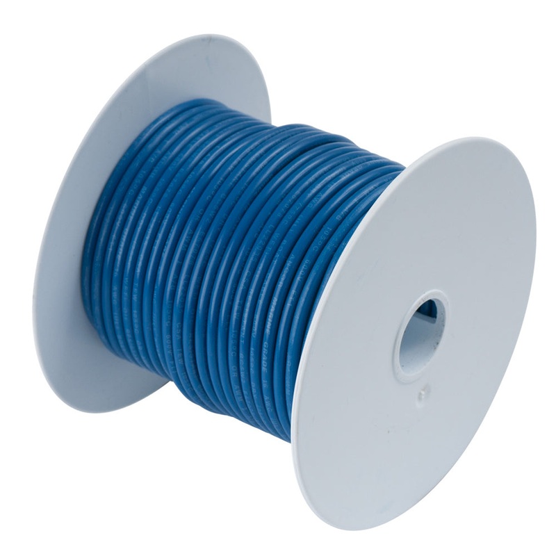 Ancor Dark Blue 14AWG Tinned Copper Wire – 100′ [104110]