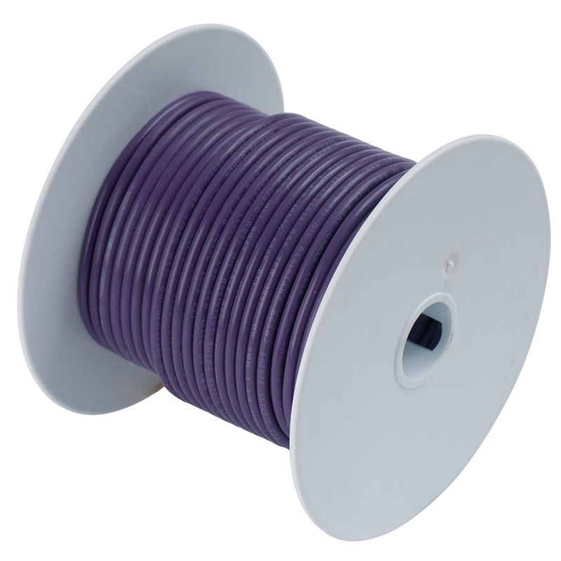 Ancor Purple 14AWG Tinned Copper Wire – 100′ [104710]