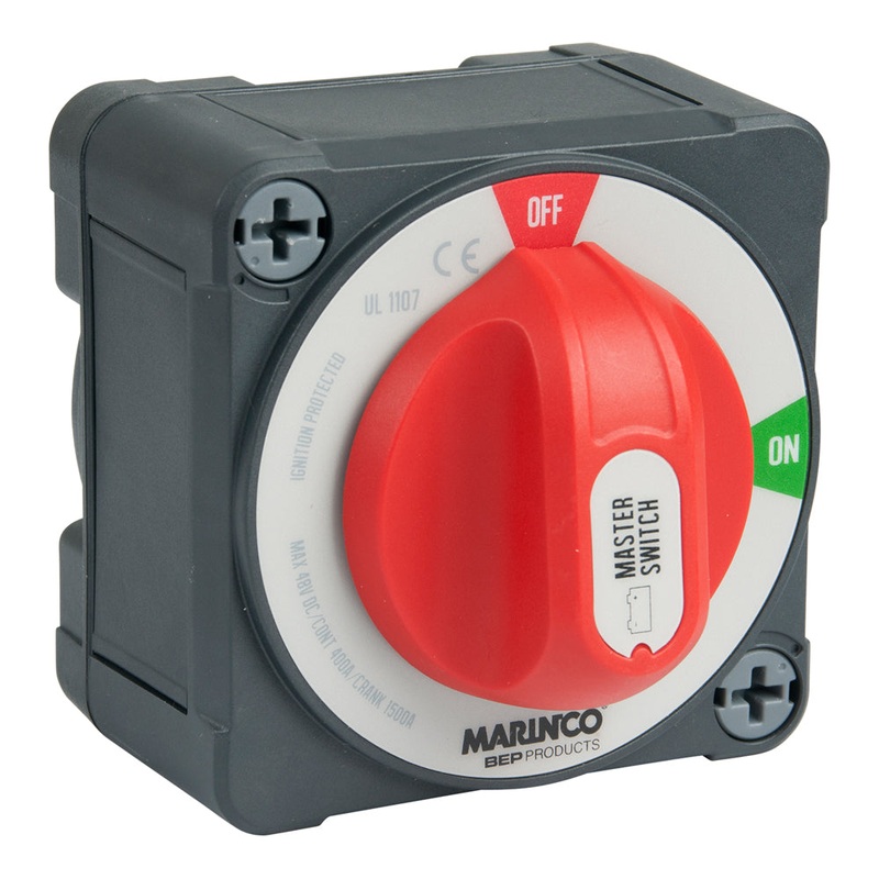 BEP Pro Installer 400A EZ-Mount Double Pole Battery Switch – MC10 [770-DP-EZ]