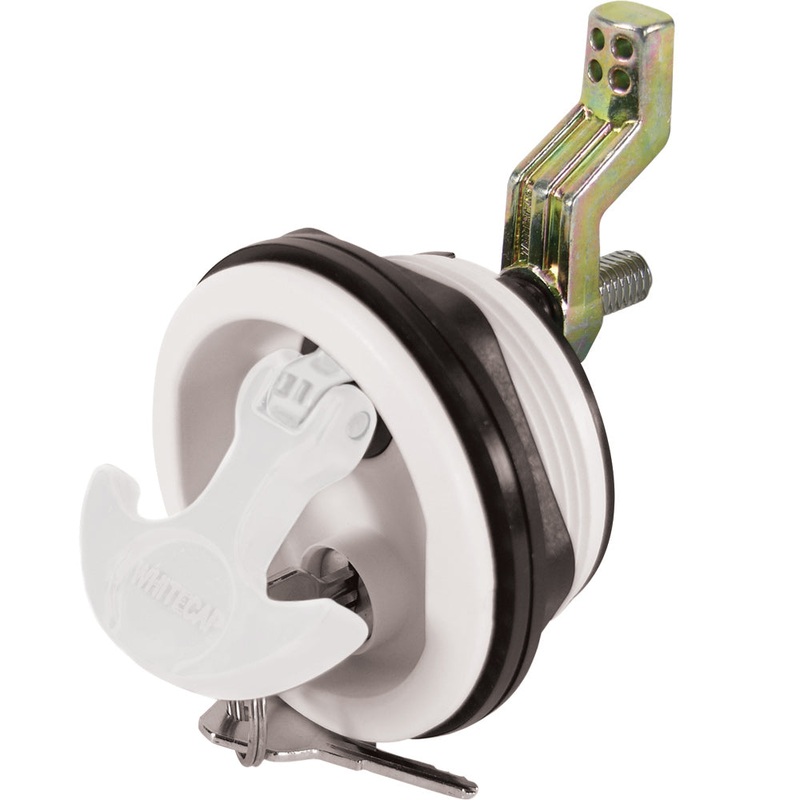 Whitecap Locking Nylon T-Handle – White/White [3226WC]
