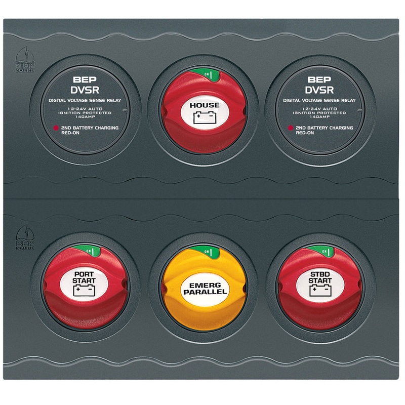 BEP Battery Management Contour Connect Panel f/Twin Engines w/VSR’s [CC-803N]