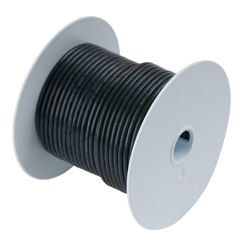 Ancor Black 4/0 AWG Tinned Copper Battery Cable – 50′ [119005]
