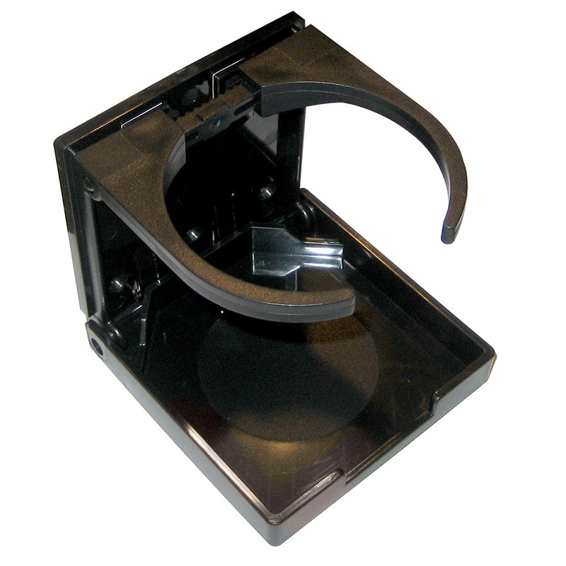 Whitecap Folding Drink Holder – Black Nylon [S-5085P]