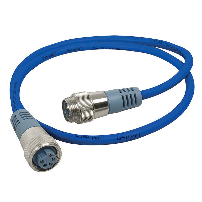 Maretron Mini Double Ended Cordset – Male to Female – 5M – Blue [NM-NB1-NF-05.0]