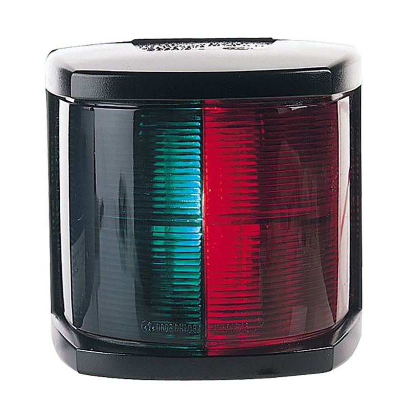 Hella Marine Bi-Color Navigation Light – Incandescent – 2nm – Black Housing – 12V [002984315]