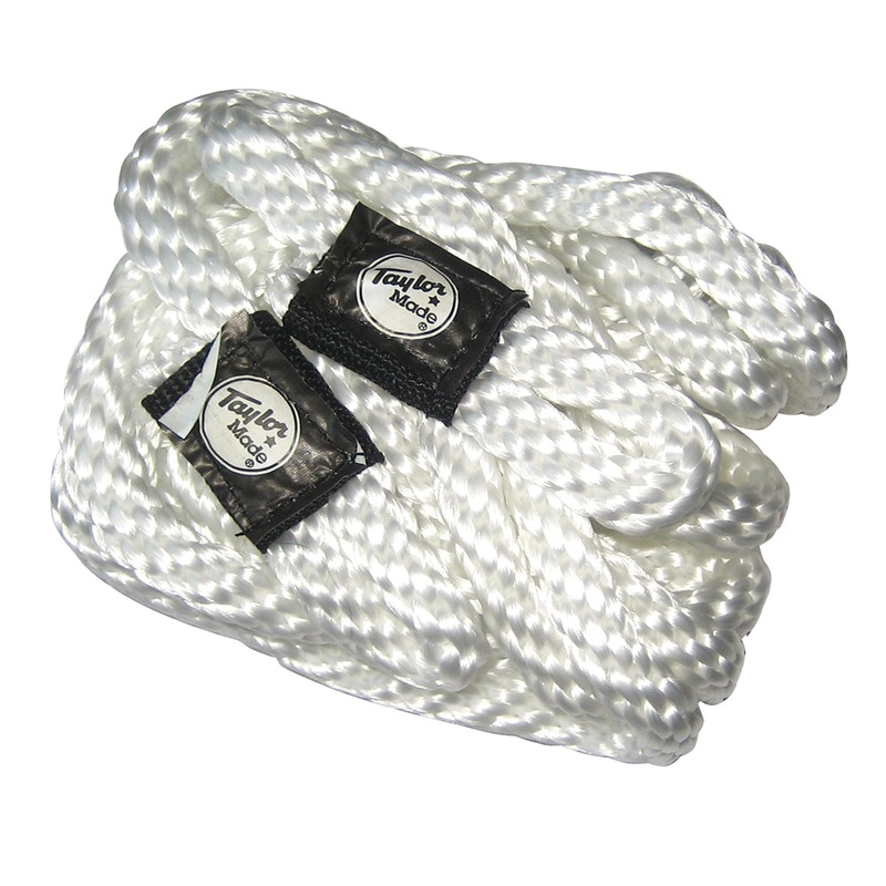 Taylor Made Fender Loc Fender Lines – 3/8 x 72 – Pair – White [11311]