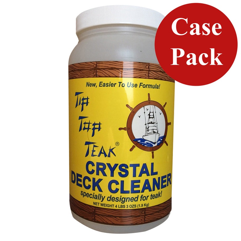Tip Top Teak Tip Top Teak Crystal Deck Cleaner – Half Gallon (4lbs 3oz) – *Case of 6* [TC 2001CASE]